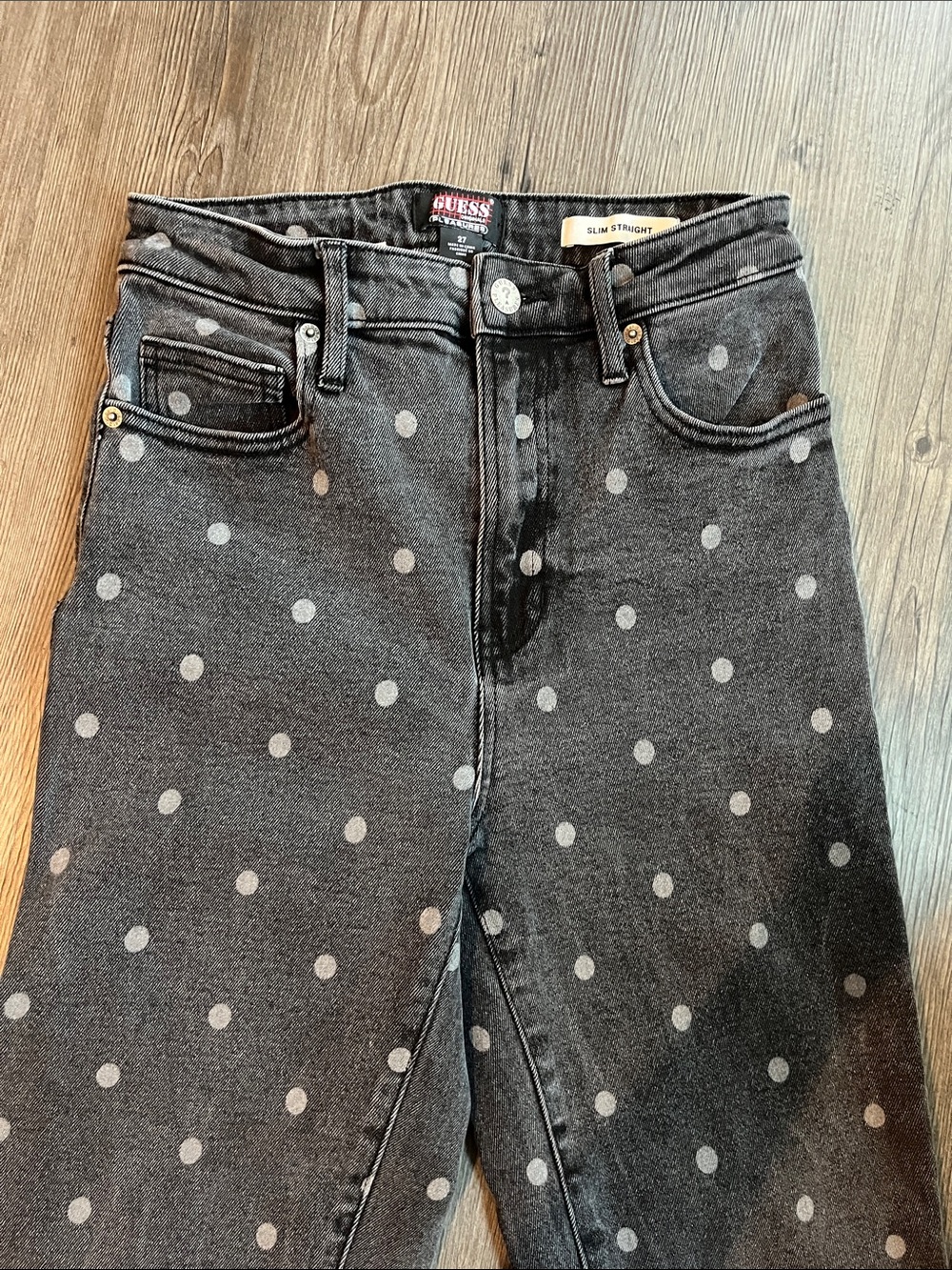 GUESS Polka Dot Denim